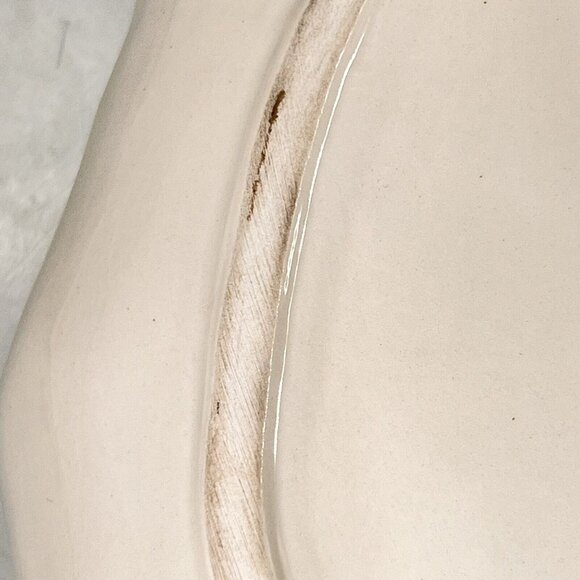 CHRISTMAS KRINGLES Dept 56 Ceramic Santa Platter Tray Hand Painted Japan Vtg - Picture 6 of 12